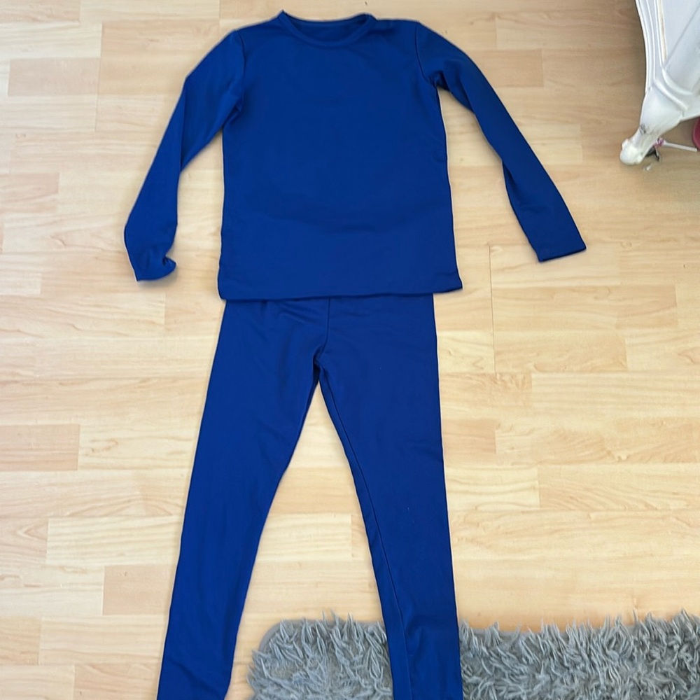 Royal blue thermal set